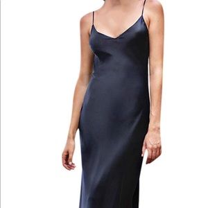Satin slip dress